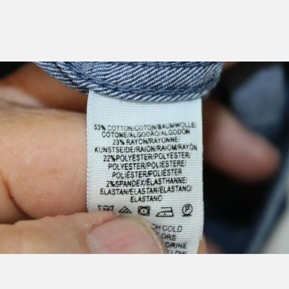 Free People Modern Femme Stretch Denim Jean Mini Skirt Women's Size 4 - Picture 5 of 7